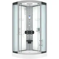 AcquaVapore D58-10T0 Komplettdusche 90 x 90 cm weiß ESG