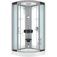 AcquaVapore Dampfdusche Duschkabine Sauna 90x90 cm ohne 2k Scheiben