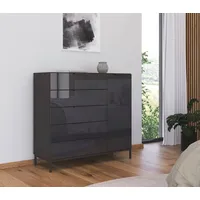 Rauch Sideboard FLIPP ¦ schwarz ¦ Maße (cm): B:
