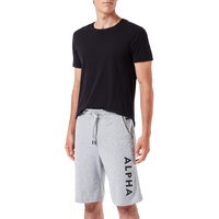 Alpha Industries Jersey Kurze Hose Grey Heather L