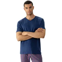 MEY Solid Night T-Shirt Dunkelblau Baumwolle, Medium Herren,