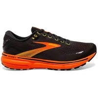Brooks Herren Ghost 15 Sneaker, Schwarz Gelb Rot, 45