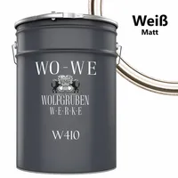WO-WE Dielenlack Parkettlack Treppenlack Holzlack Lack Holzboden Weiss Matt