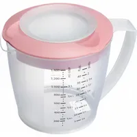 Westmark Rührbecher mit Deckel, Helena, 1,4 l, rosa, 3105227P