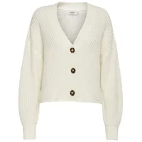 Only Strickjacke 'Carol' - Weiß XL