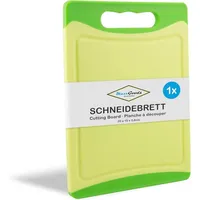 MaxxGoods Schneidebrett Kunststoff mit Saftrille & Griff - Antibakteriell