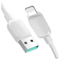 Joyroom USB-A-auf-Lightning-Kabel, 3A, 1,2 m Weiß