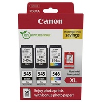 Canon Tinte PG-545XL x2/CL-546XL Photo Value Pack (8286B015)