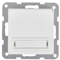 Panasonic WDTT03202WH Plus 55 Schuko Steckdose Klappdeckel beschr. reinweiß