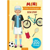 ArsEdition Mini-Sticker-Anziehpuppen – Beim Sport
