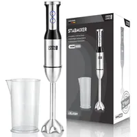 Lebenlang LBL4589 Stabmixer 1000 W Turbofunktion, klappbar, BPA-frei Edelstahl