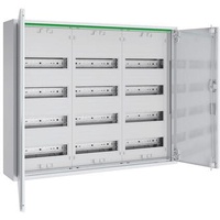 ABN Feldverteiler AP T:160mm mit Volltür 3x4-reihig Komplettschrank REG