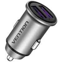 Vention Autoladegerät 2x USB FFEH0 30W Grau