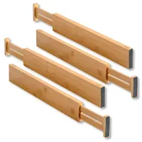 KESPER Bambus Schubladentrenner 4-tlg. beige