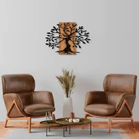 Wallity Elegant Decorative Wooden Wall Accessory, 58 x 80