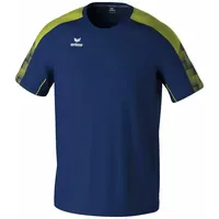 Erima Evo Star Junior Kurzarm-T-Shirt New Navy / Lime