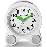 TalkJoy Sprechender Funkwecker, Lauter Wecker, Zeitansage auf Deutsch, Datum