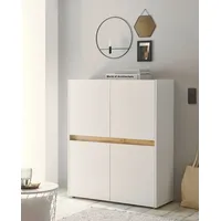 INOSIGN Highboard »City/Giron«, Höhe ca. 120 cm, weiß
