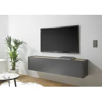 Home Affaire City/Giron TV-Schrank 150 cm grau Holz