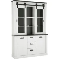 Home Affaire Buffet SHERWOOD Holz Dekor 133 cm Weiß