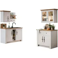 OTTO home Küchenzeile 226 cm weiß