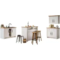 OTTO home Küchenzeile 226 cm weiß