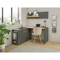 INOSIGN Büromöbel-Set »CiTY/GiRON«, (Set, 4 tlg.), grau