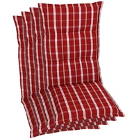 GO-DE Hochlehnerauflage GO-DE, rot, B:52cm H:9cm T:120cm, Polyacryl, Polyurethan,
