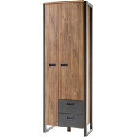 Home Affaire Garderobenschrank »Detroit«, Höhe ca. 202 cm, braun