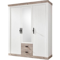 Home Affaire Drehtürenschrank HOME AFFAIRE "Florenz Landhausschrank,rustikale Metallgriffe mit