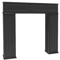 Dune Design DuneDesign Kaminumrandung Schwarz