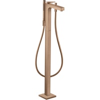 Hansgrohe Axor Citterio Einhebel-Wannenmischer bodenstehend, mit Hebelgriff Rautenschliff, brushed