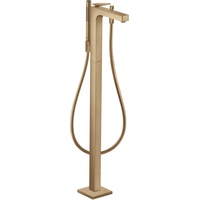 Hansgrohe Axor Citterio Einhebel-Wannenmischer bodenstehend, mit Hebelgriff Rautenschliff, brushed