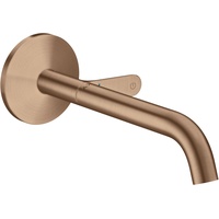 Hansgrohe Fertigmontageset Axor One UP-Waschtisch-Einhebelmischer, Ausl. 220mm, brushed red