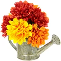 I.GE.A. Chrysanthemen in Gießkanne 24 cm gelb