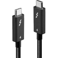 Lindy Thunderbolt 4 Kabel schwarz, 2m (31121)