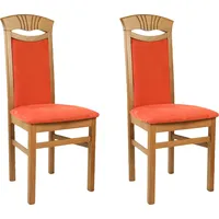Home Affaire »Franz«, (Set), 2 St., Microfaser, Gestell Buche