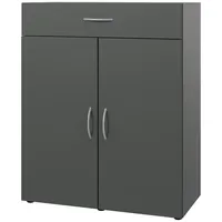 Sconto Schuhschrank ¦ grau ¦ Maße (cm): B: 80