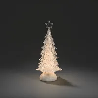Konstsmide 2803-000 Acryl-Figur Weihnachtsbaum Warmweiß LED Acryl rotierend 13x30