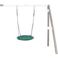 Axi Nest Anbauschaukel Summer Grau/Weiß 160x244x207 cm