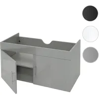 Mendler Waschbeckenunterschrank HWC-D16, Waschtischunterschrank Waschtisch Unterschrank Badmöbel, hochglanz 90cm