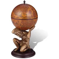 VidaXL Globus-Bar Atlas 42×42×85 cm