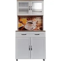 Hti-Living Küchenbuffet Blanca 1-St. Weiß