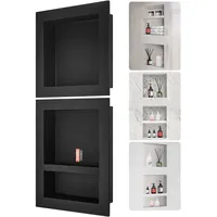 Vevor Wandnische 10x40,64x101,6cm Duschnische Nische Befliesbar Dreilagig Wasserdicht Nischeneinbau