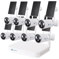 LuVision Dual WLAN Solar Akku Überwachungssystem 10 Kanal NVR