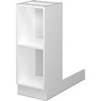 Vicco Regalinselunterschrank Küchenschrank Küchenmöbel Fame-Line Weiß 30 cm modern