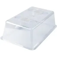 WINDHAGER Haube für Aussaatschale transparent,