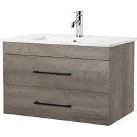 WELLTIME Waschtisch »Florenz Badmöbel Badschrank mit Waschbecken«, Waschplatz mit