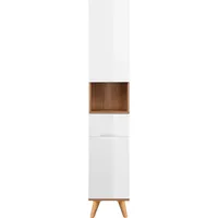 WELLTIME »Lund Badschrank skandinavisches Design mit viel Stauraum«, Badmöbel,