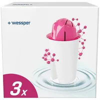 Wessper Wasserfilter Kartuschen, Magnesium Filter Kartusche für Wasser Kanne,